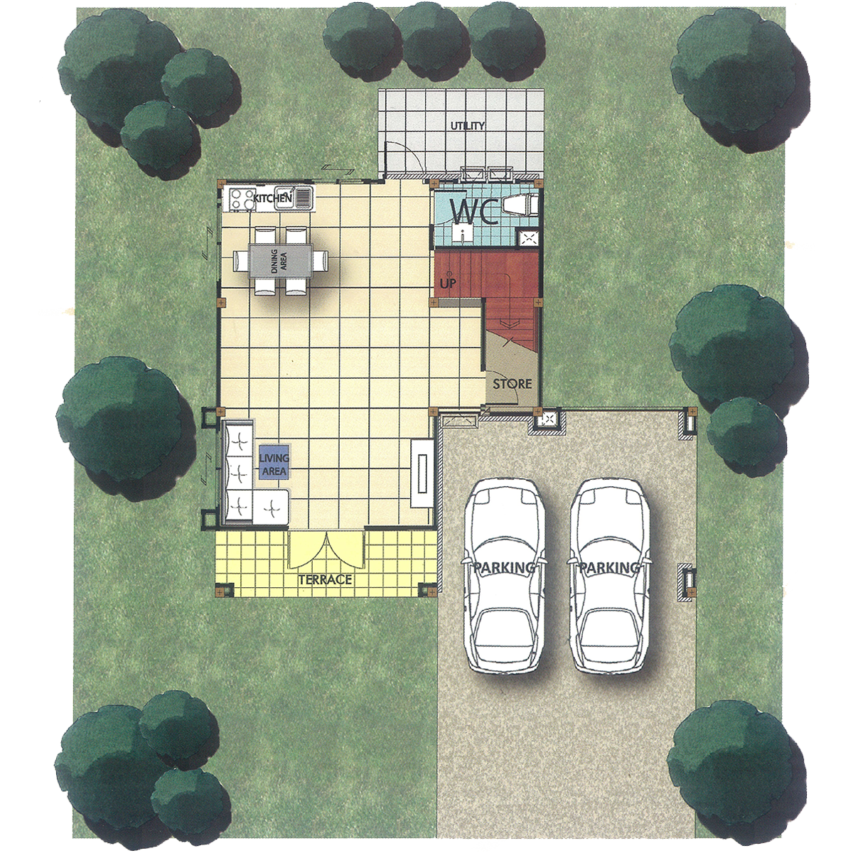 Ground Floor Plan ( Type Y )