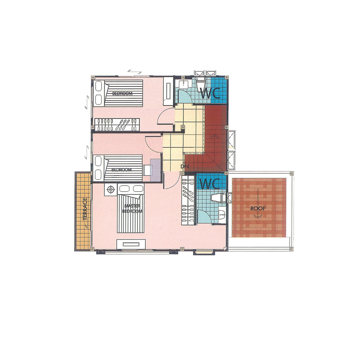 2nd Floor Plan ( Type Y )